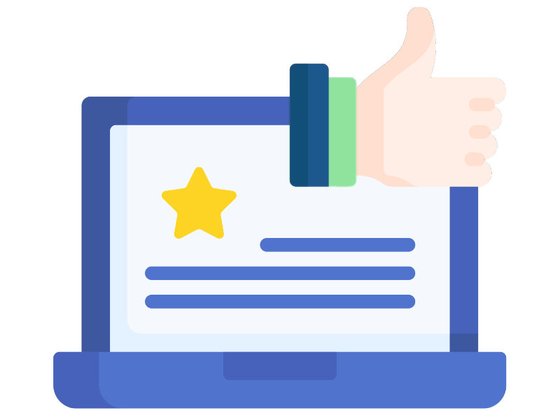 Graphic of reviews increasing business